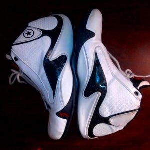 Dwyane Wade Miami Classic Converse White/Black Sz 12